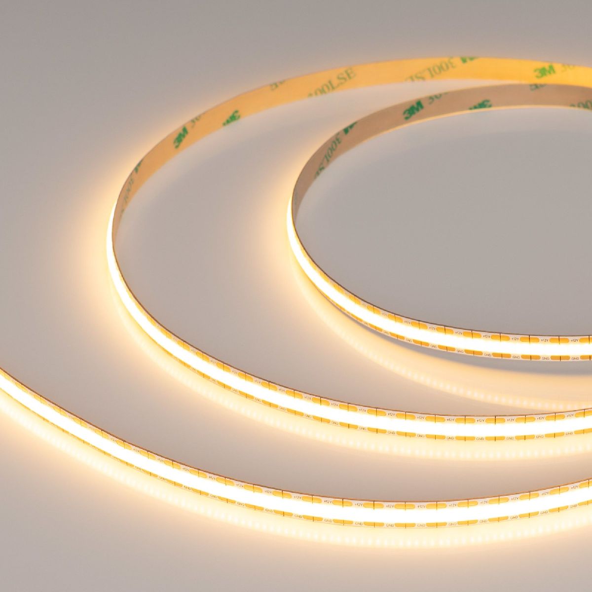 Светодиодная лента Arlight COB-X528-8mm 12V Warm2700 (11 W/m, IP20, CSP, 5m) 041795
