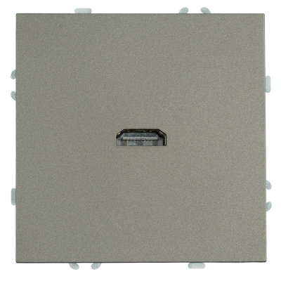 Розетка HDMI 2.0 Type A (механизм) Stekker Эмили RST00-5118-09 антрацит soft touch 50168