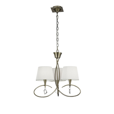 Подвесная люстра Mantra Mara Antique Brass 1620