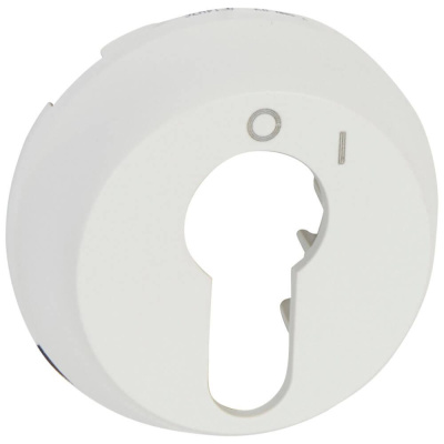 Лицевая панель Legrand Celiane выключателя с ключом 2-позиционный белая 068009