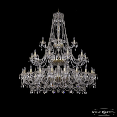 Подвесная люстра Bohemia Ivele Crystal 1411/20+10+5/530/3d G