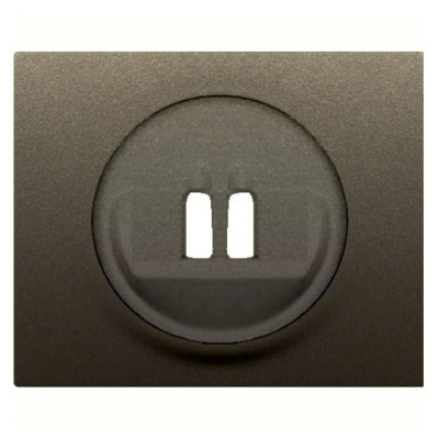 Лицевая панель Legrand Galea Life розетки акустических систем темная бронза 771200