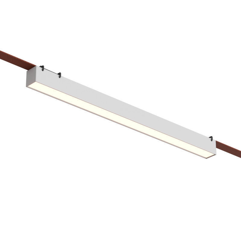 Трековый однофазный светильник Denkirs Belty linear DK5676-WH