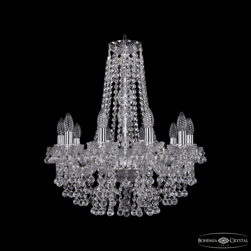 Подвесная люстра Bohemia Ivele Crystal 1409/10/195/h-63 Ni