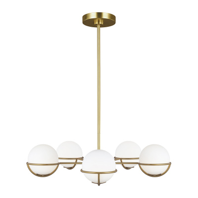 Люстра на штанге Feiss Apollo (fe) FE-APOLLO5-BB