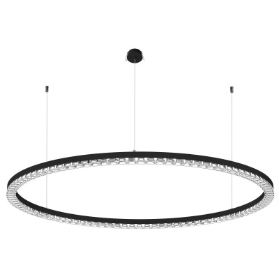 Подвесная люстра Arlight SP-DIAMOND-R1250-80W Warm3000 (BK, 45 deg, 230V, TRIAC) 054491