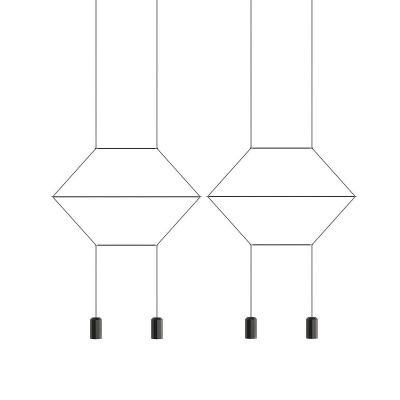 Подвесной светильник ImperiumLoft Via Wireflow Polyhedral 144326-22