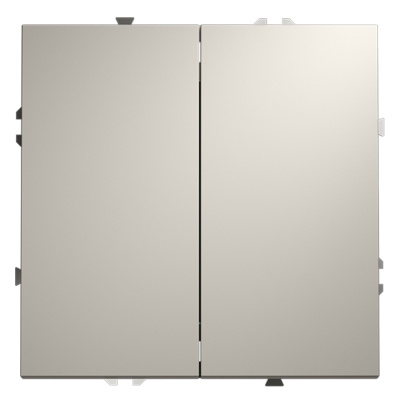 Выключатель двухклавишный Voltum S70 VLS020103 (кашемир)