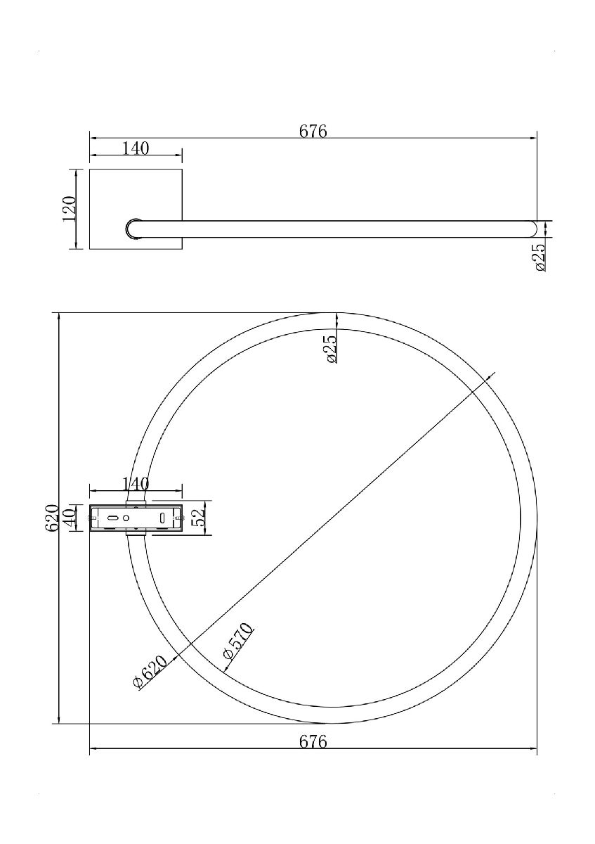 Потолочная люстра Maytoni Anillo MOD315CL-L25G3K