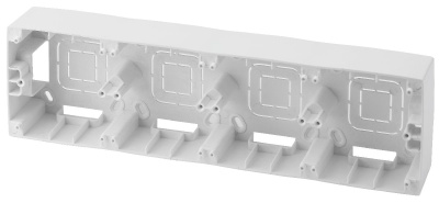 Коробка для накладного монтажа на 4 поста Эра 12-6104-01 Б0043190