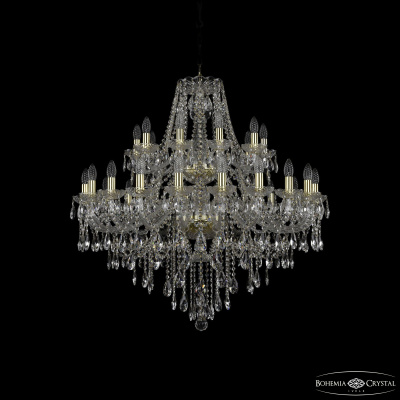 Подвесная люстра Bohemia Ivele Crystal 1415/20+10/360/2d G