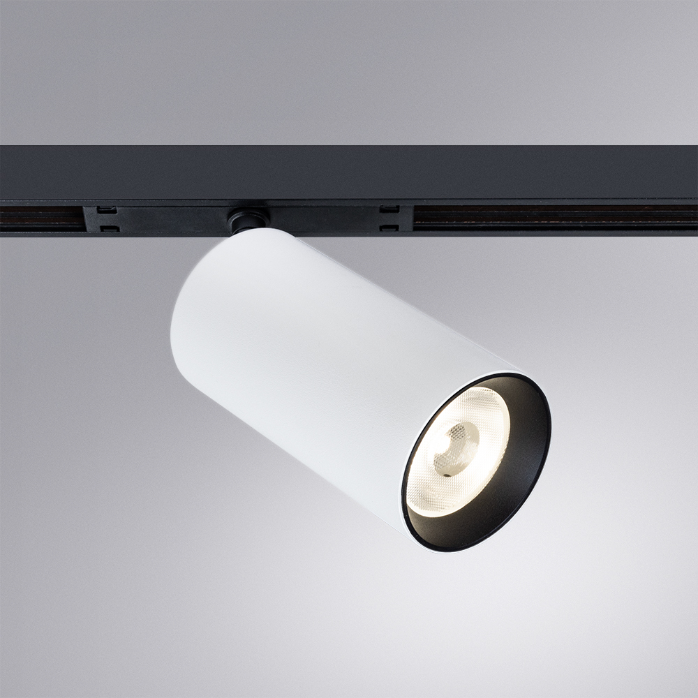 Трековый магнитный светильник Arte Lamp Optima A7262PL-1WH