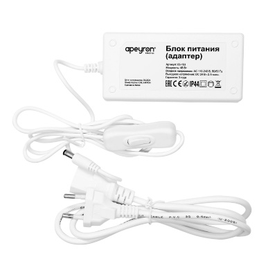 Блок питания Apeyron 48Вт DC24В 2A IP44 03-153
