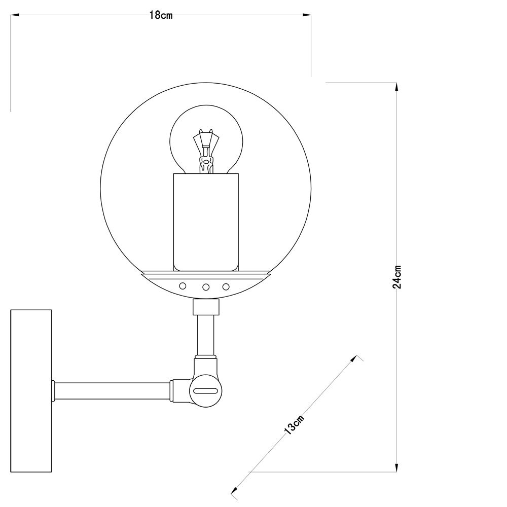 Спот Arte Lamp A1664AP-1CC