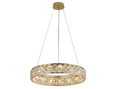 Подвесная люстра Newport Tiffany 8532/60 C gold polished М0070798