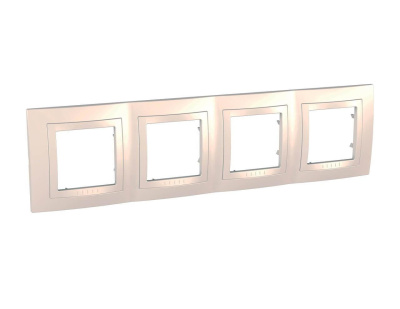 Рамка 4-постовая Schneider Electric Unica MGU2.008.25