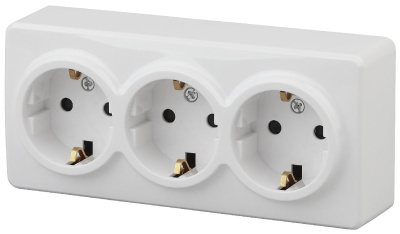 Розетка 2P+E Schuko со шторками Эра 11-2209-01 Б0020703