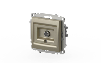 Розетка для TV с экраном (концевая) ELBI Zena Vega 609-011400-273