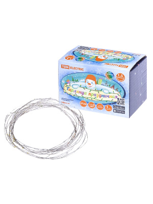 Светодиодная гирлянда TDM Electric Роса105 конский хвост 250V разноцветная без мерцания SQ0361-0061