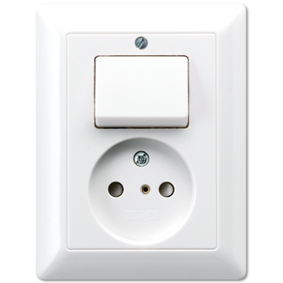 Розетка штепсельная Jung AS5546EUWW