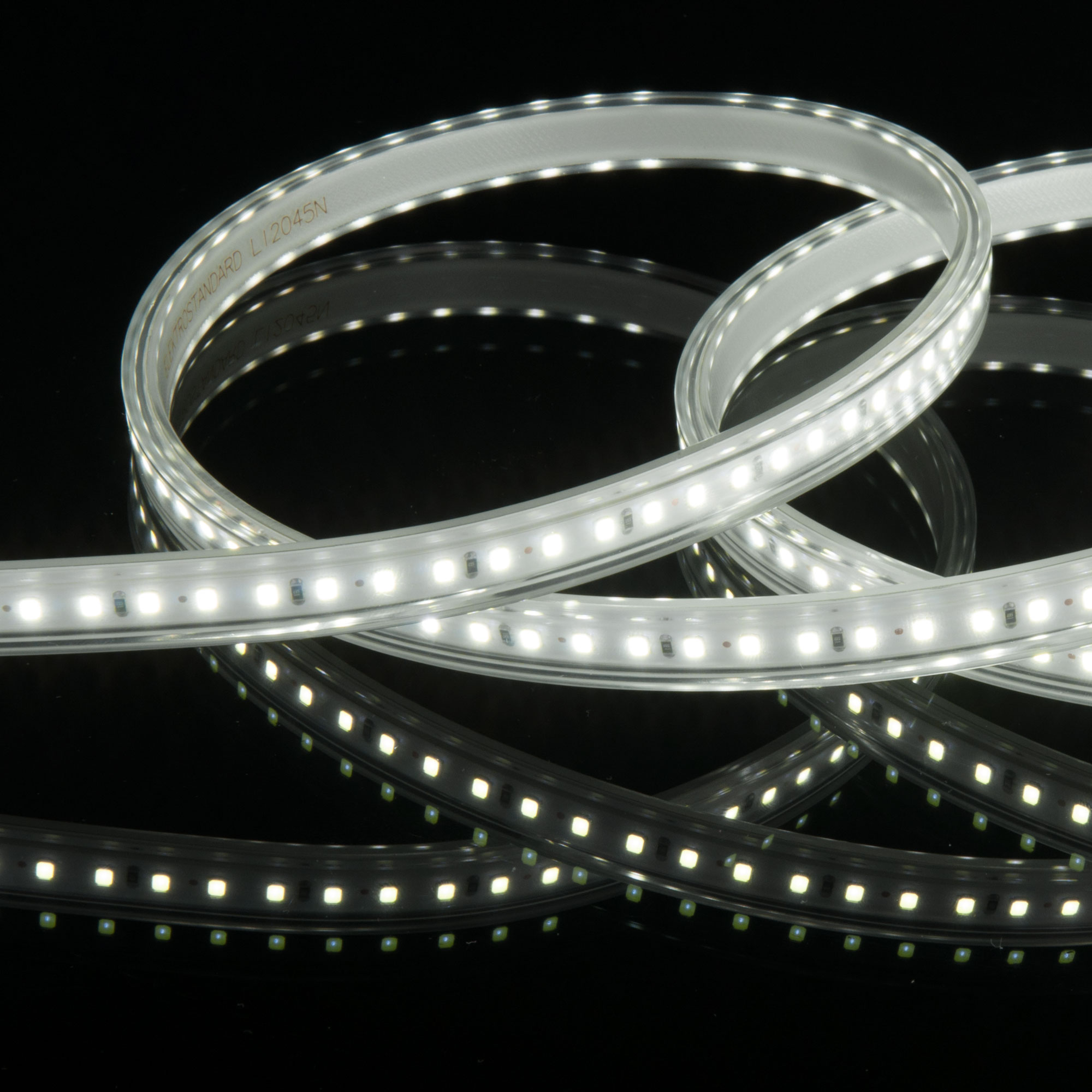 Светодиодная лента Elektrostandard 220V 14,4W 120Led 2835 IP65 6500 холодный белый, 50 м 4690389170973 a053640