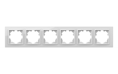 Рамка шестиместная ELBI Zena 500-015600-252