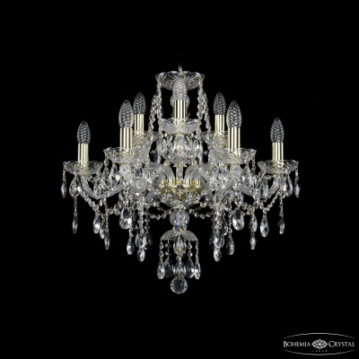 Подвесная люстра Bohemia Ivele Crystal 1415/6+3/200 G