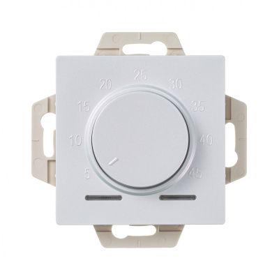 Термостат электрон. теплого пола с датчиком 10A Systeme Electric AtlasDesign Жемчуг ATN000435