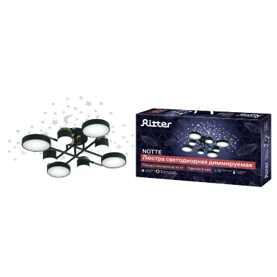 Потолочная люстра Ritter Notte 51632 7
