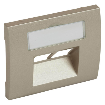 Лицевая панель Legrand Galea Life розетки VDI 5 кат титановая 771458