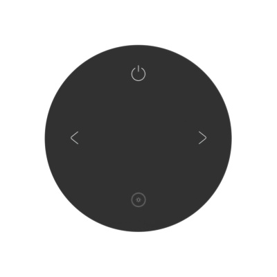 Пульт Arlight SMART-801-22-1G-DIM Black (3V, Magnet, 2.4G) 046475