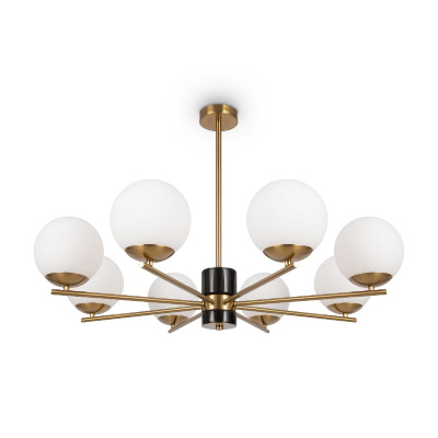 Люстра на штанге Freya Marble FR5230PL-08BS