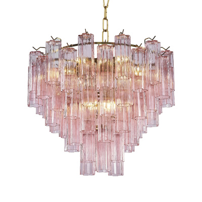 Подвесная люстра Delight Collection OWD2093-D75 gold/pink