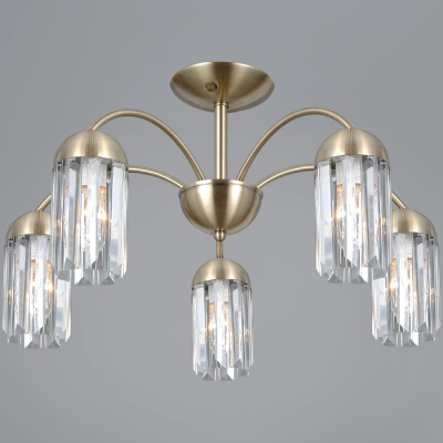 Люстра на штанге Illumico IL0599-5CSQ-24 AB LYRA