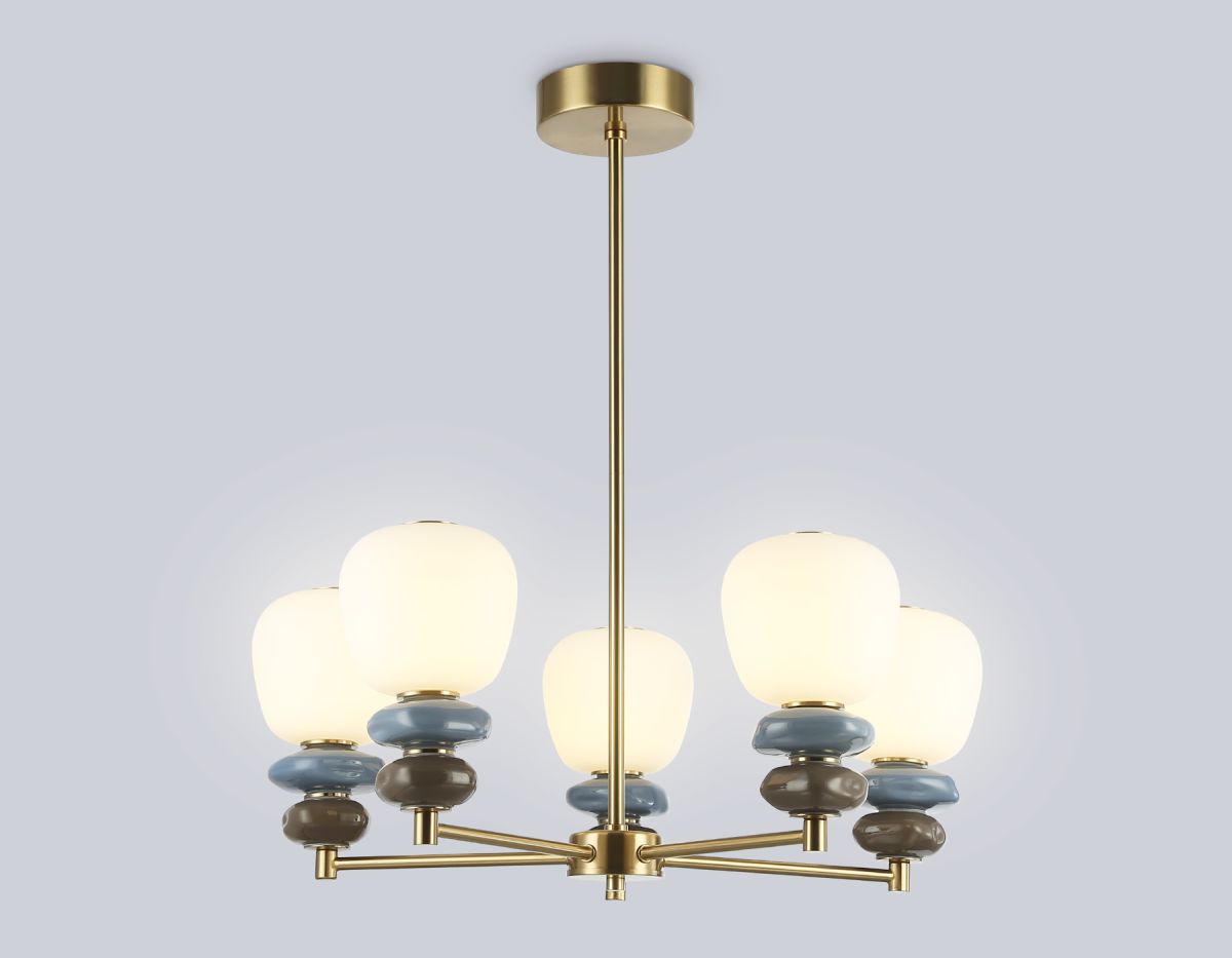 Люстра на штанге Ambrella Light High Light Ceramo Modern LH53164