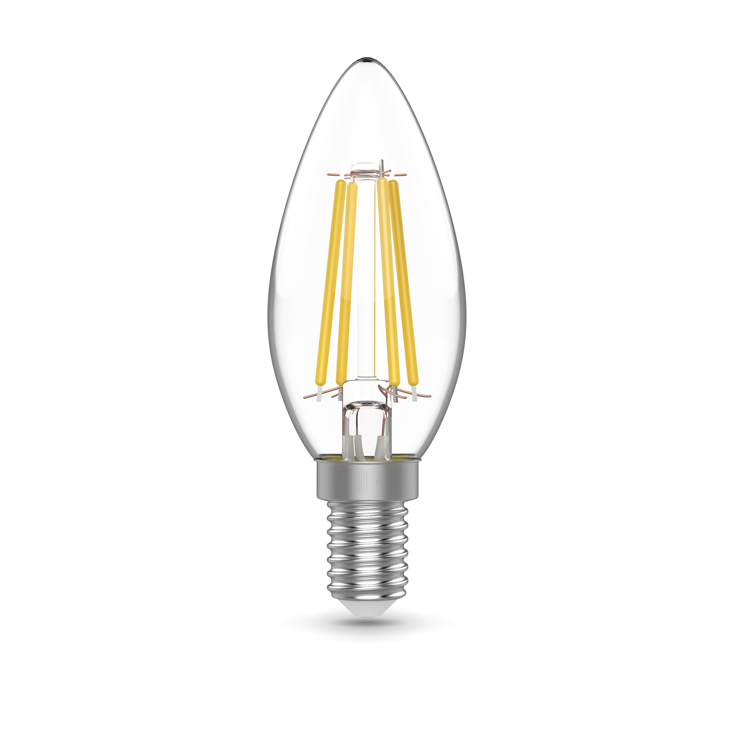 Лампа светодиодная Gauss Basic Filament E14 5,5W 4100K 1031126T
