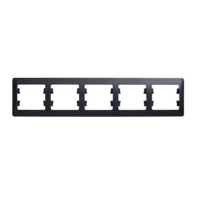 Рамка 5-ая горизонтальная Systeme Electric Glossa Антрацит GSL000705