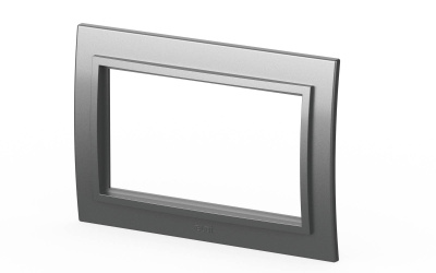 Рамка для двухместной розетки без заземления ELBI Zena 608-011000-908