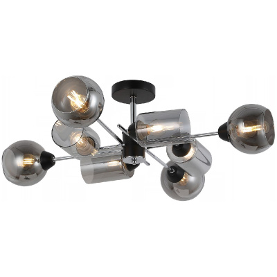 Люстра на штанге Illumico IL8243-8COU-79 BK CR