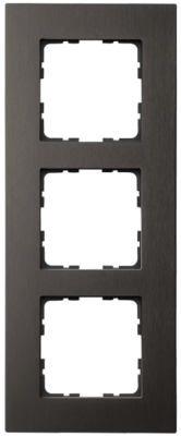 Рамка 3-постовая алюминий Brown Jasmart G1003AZ