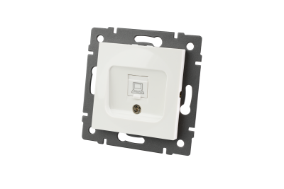 Механизм компьютерной розетки Arlight SCT-MPC1-PL-WH-V (RJ-45, CAT6) 049842