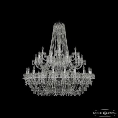 Подвесная люстра Bohemia Ivele Crystal 1410/20+10+5/400/2d Ni V0300
