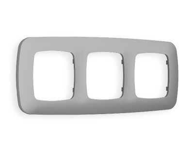 Рамка трехместная Ambrella Volt Ecta OF140503