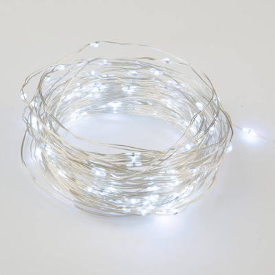 Светодиодная гирлянда Uniel Роса (UL-00007186) белый ULD-S1000-100/SCB/3AA White IP20 Dew