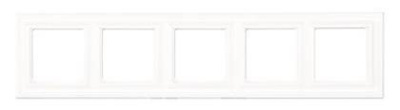 Рамка пятиместная Jung EPS485WWM