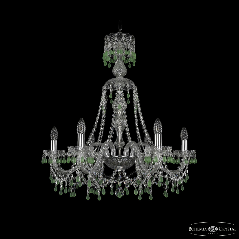 Подвесная люстра Bohemia Ivele Crystal 1410/6/240/XL-74 Ni V5001