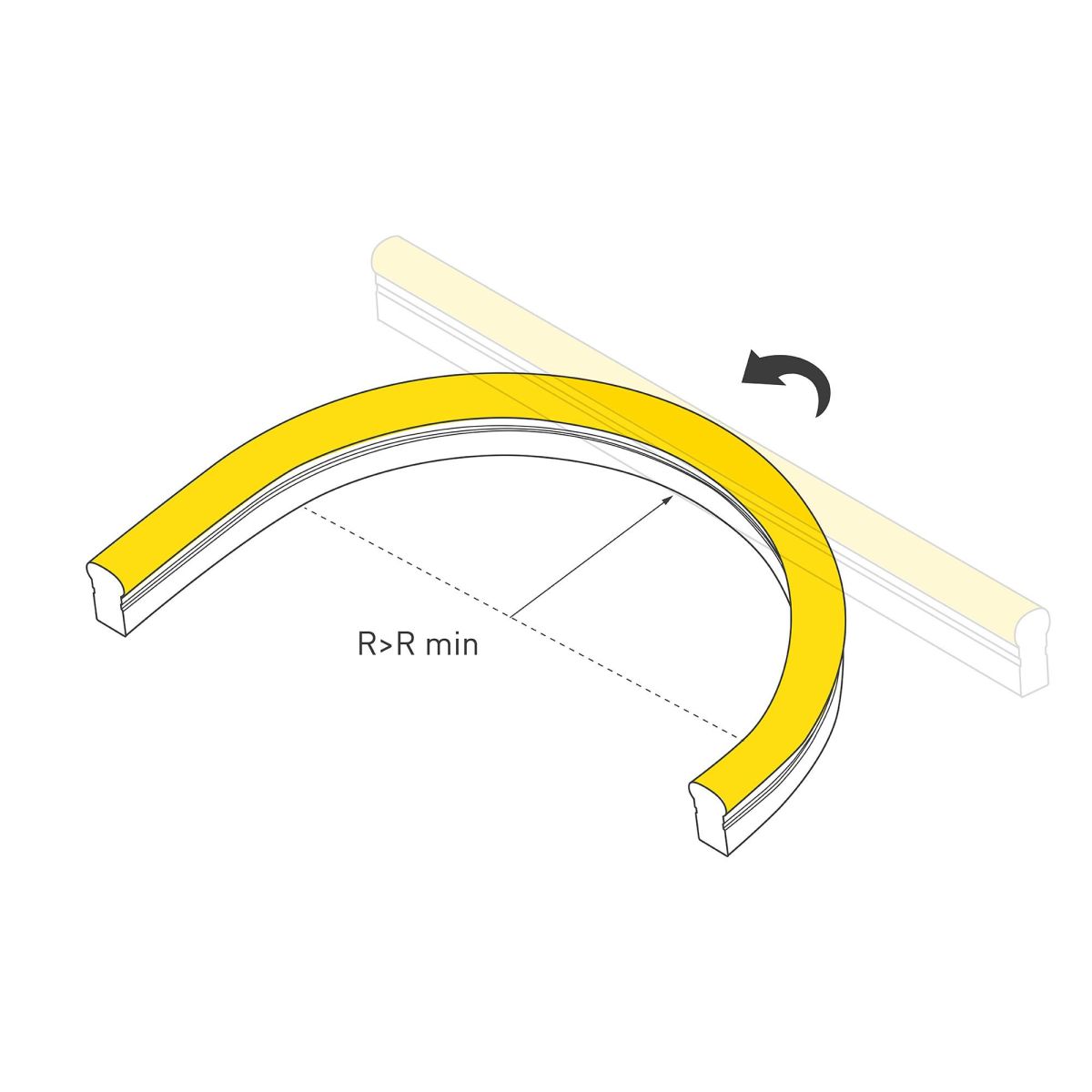 Светодиодная герметичная лента Arlight WAVE-SIDE-A120-12x25mm 230V Blue (12 W/m, IP67, 50m, wire x2) 051946