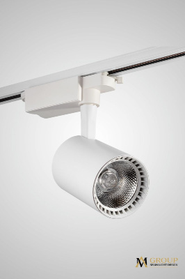 Трековый однофазный светильник AM Group AM182-WH 4000K