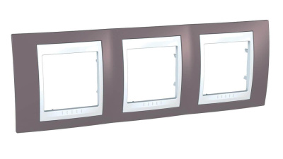 Рамка 3-постовая Schneider Electric Unica Хамелеон MGU6.006.876