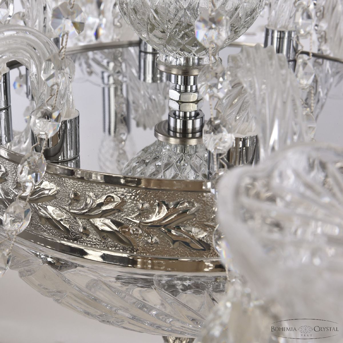 Подвесная люстра Bohemia Ivele Crystal 1451/8/160/250 Ni